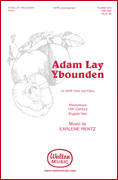 Adam Lay Ybounden SATB choral sheet music cover